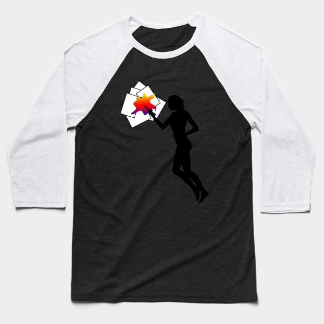 Dreaming of color Baseball T-Shirt by Supermario615